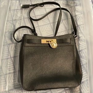 MK Black with gold Crossbody